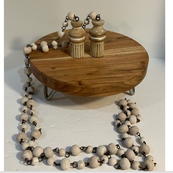 Wood & Metal Tassel Garland - Picture 7 of 9